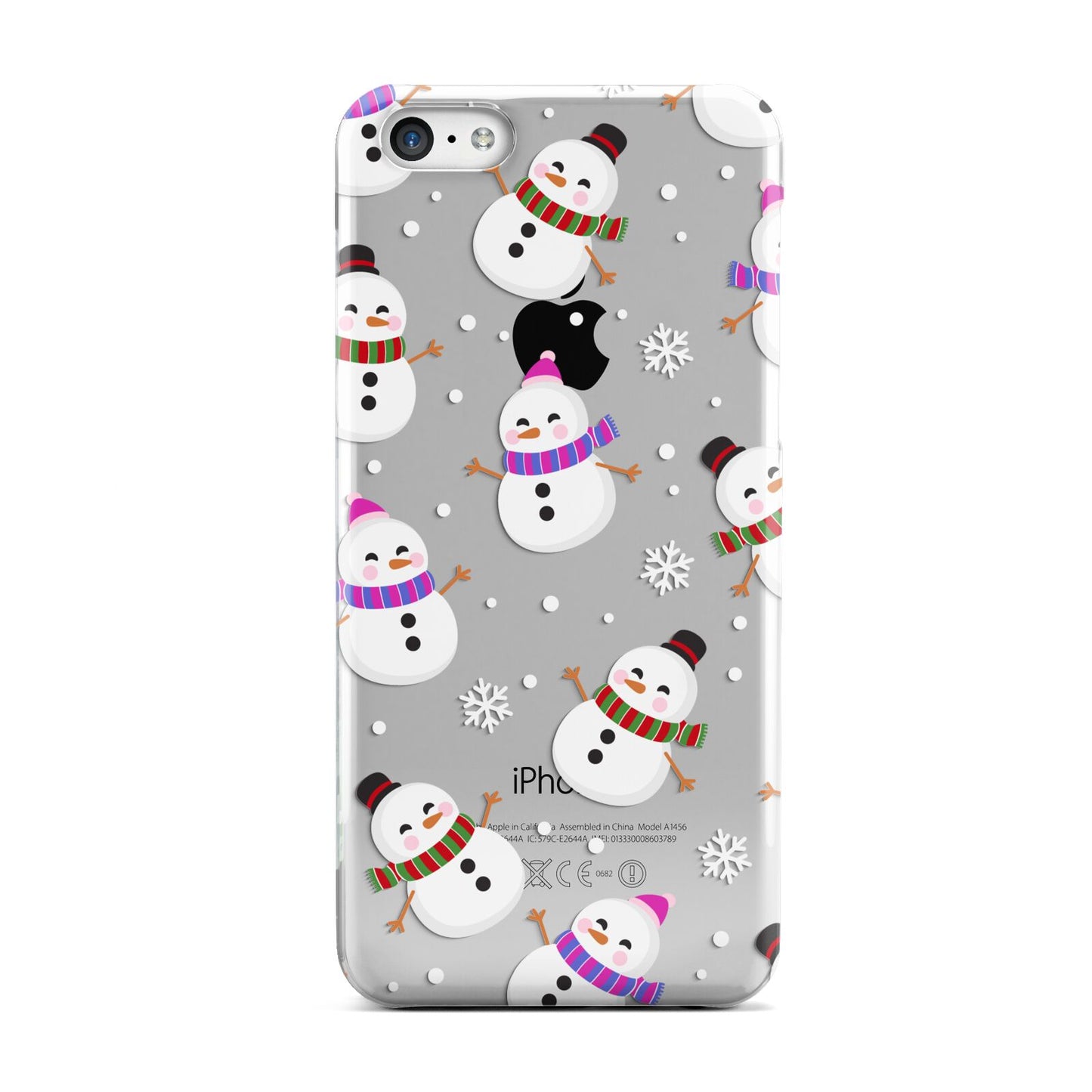 Happy Snowmen Illustrations Apple iPhone 5c Case