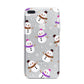 Happy Snowmen Illustrations iPhone 7 Plus Bumper Case on Silver iPhone