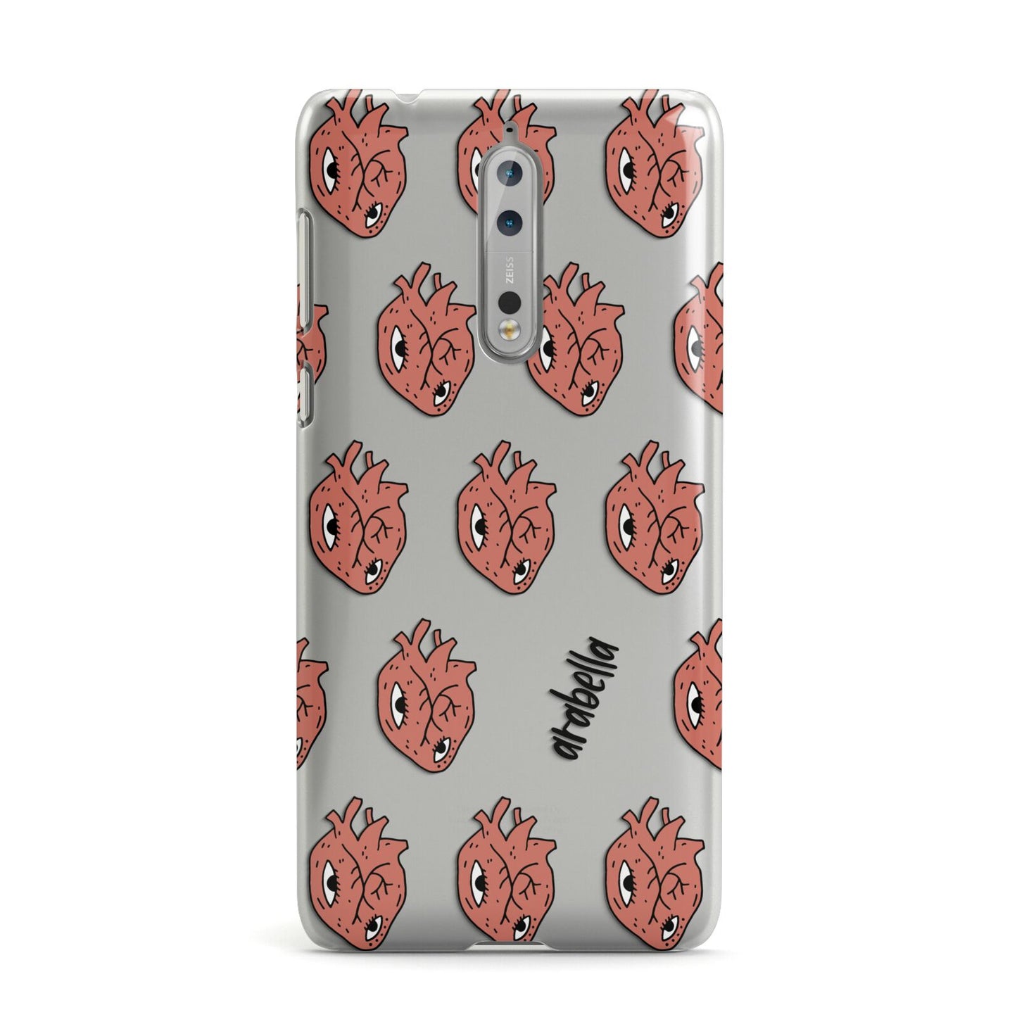 Heart Eyes Halloween Personalised Nokia Case