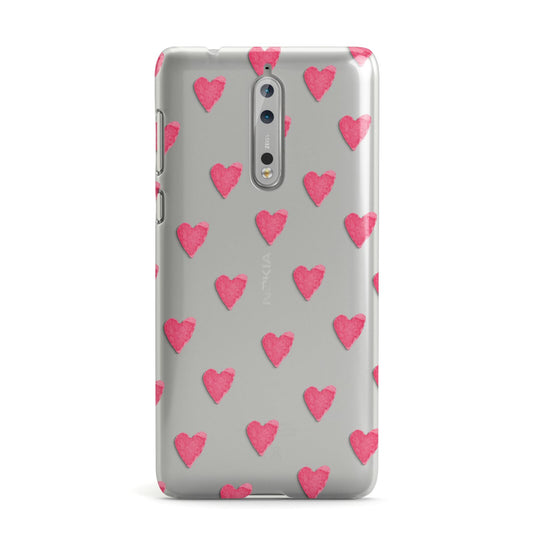 Heart Patterned Nokia Case