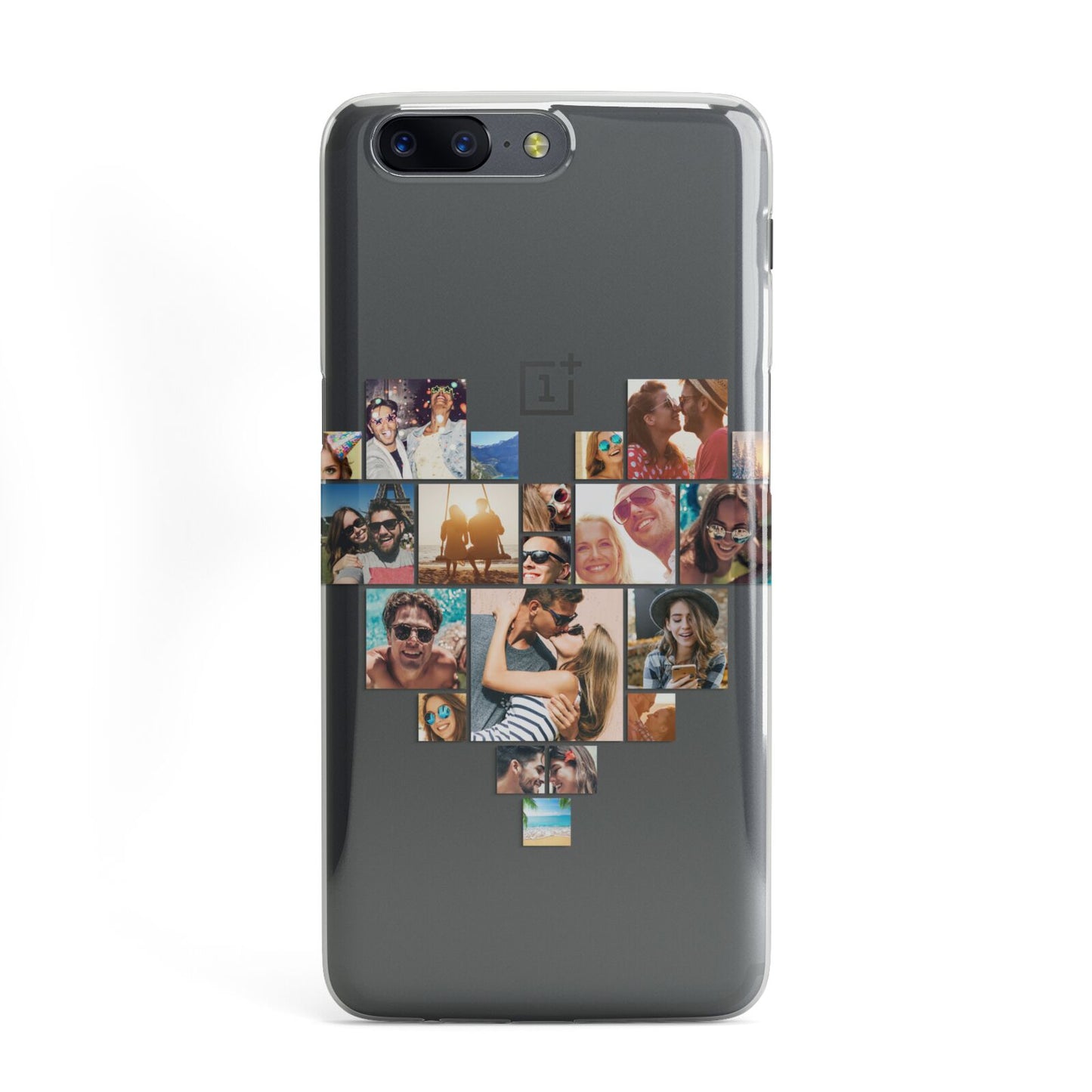 Heart Shaped Photo Montage Upload OnePlus Case