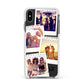 Heart Tape Photo with Text Apple iPhone Xs Max Impact Case White Edge on Black Phone