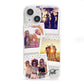 Heart Tape Photo with Text iPhone 13 Mini Clear Bumper Case
