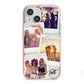 Heart Tape Photo with Text iPhone 13 Mini TPU Impact Case with Pink Edges