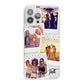 Heart Tape Photo with Text iPhone 13 Pro Max Clear Bumper Case