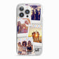 Heart Tape Photo with Text iPhone 13 Pro TPU Impact Case with White Edges