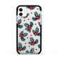 Holly berry Apple iPhone 11 in White with Black Impact Case