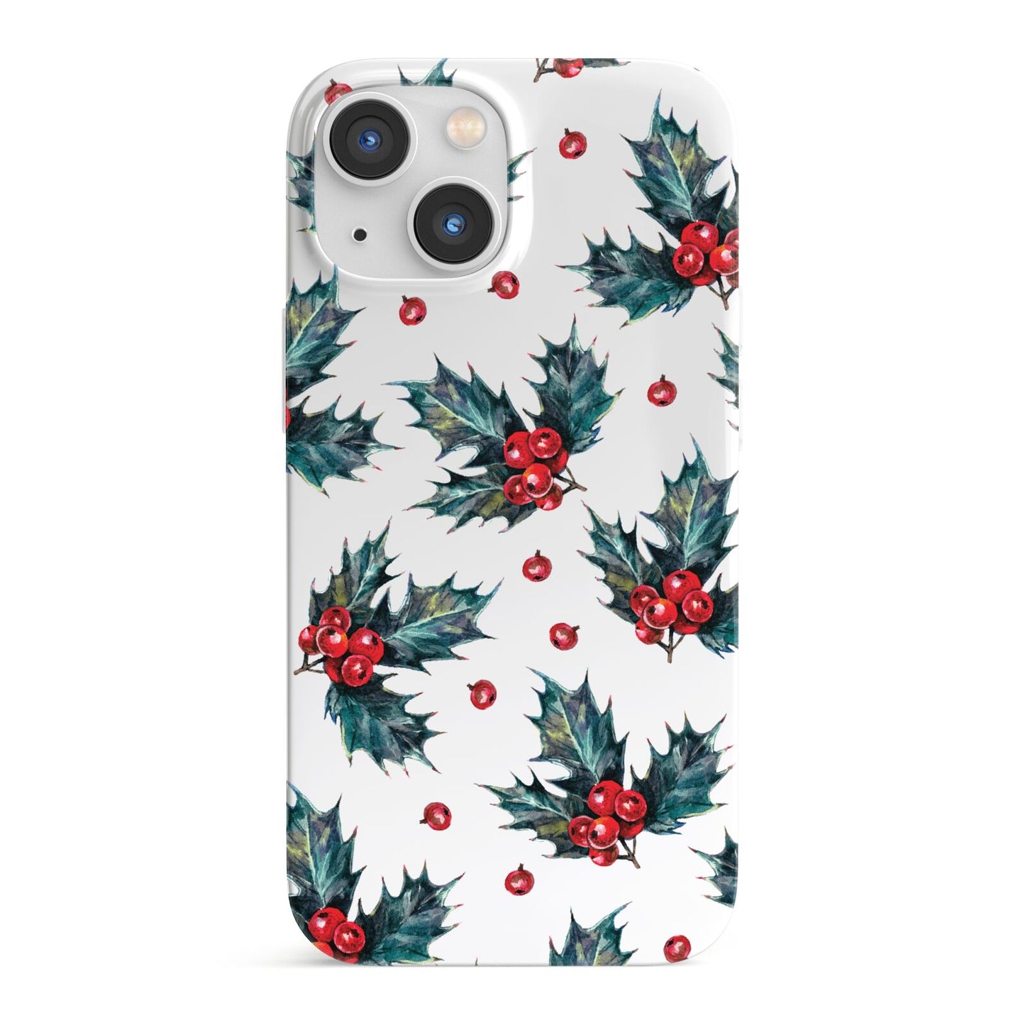 Holly berry iPhone 13 Mini Full Wrap 3D Snap Case