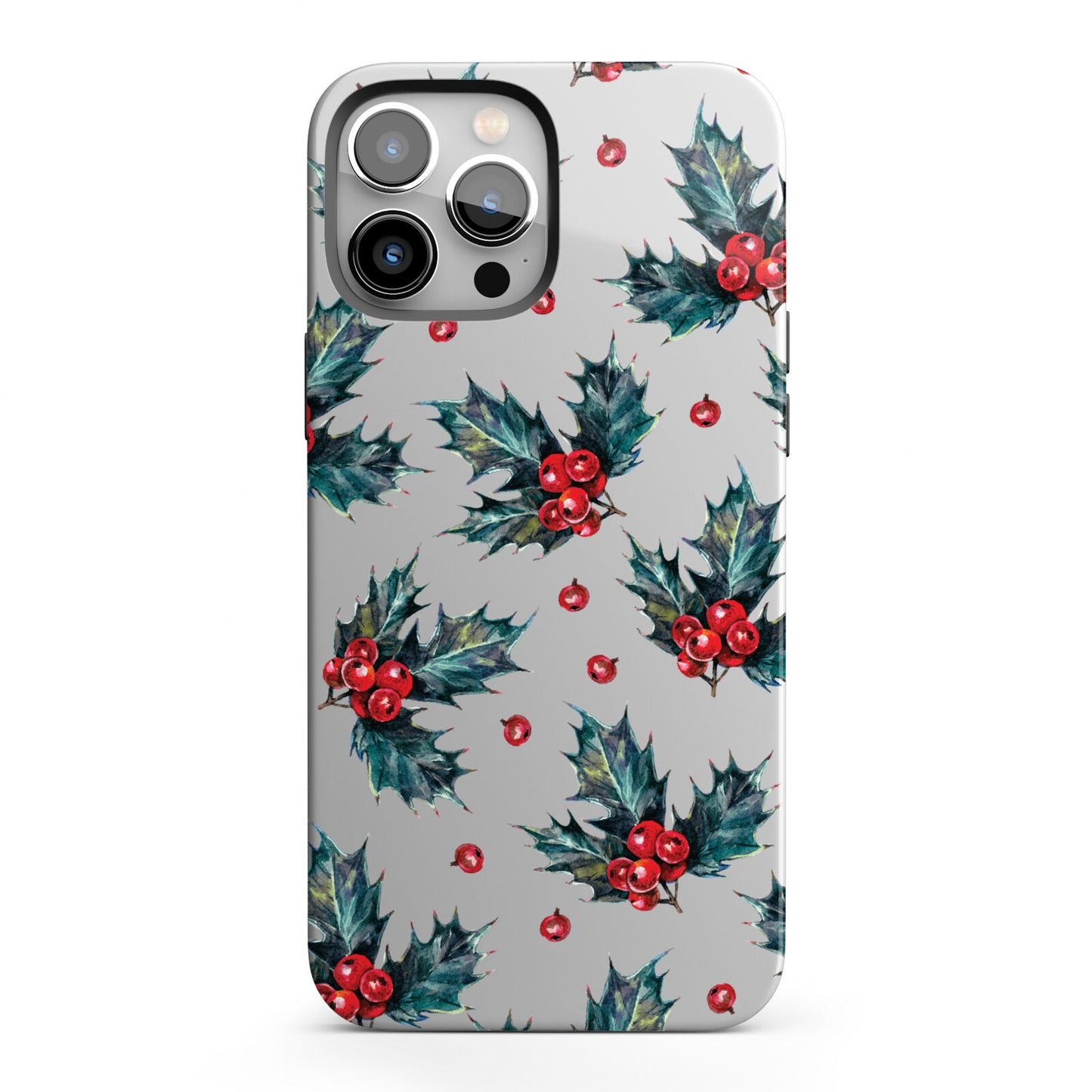 Holly berry iPhone 13 Pro Max Full Wrap 3D Tough Case