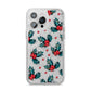 Holly berry iPhone 14 Pro Max Glitter Tough Case Silver