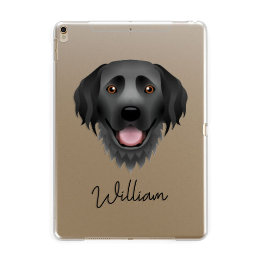 Hovawart Personalised Apple iPad Gold Case