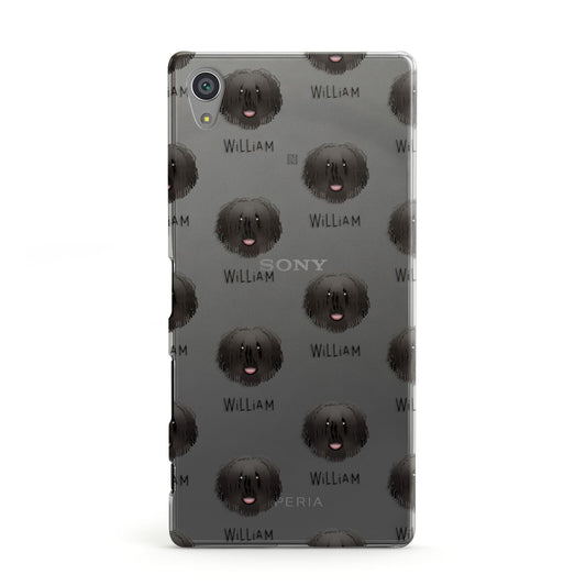 Hungarian Puli Icon with Name Sony Xperia Case