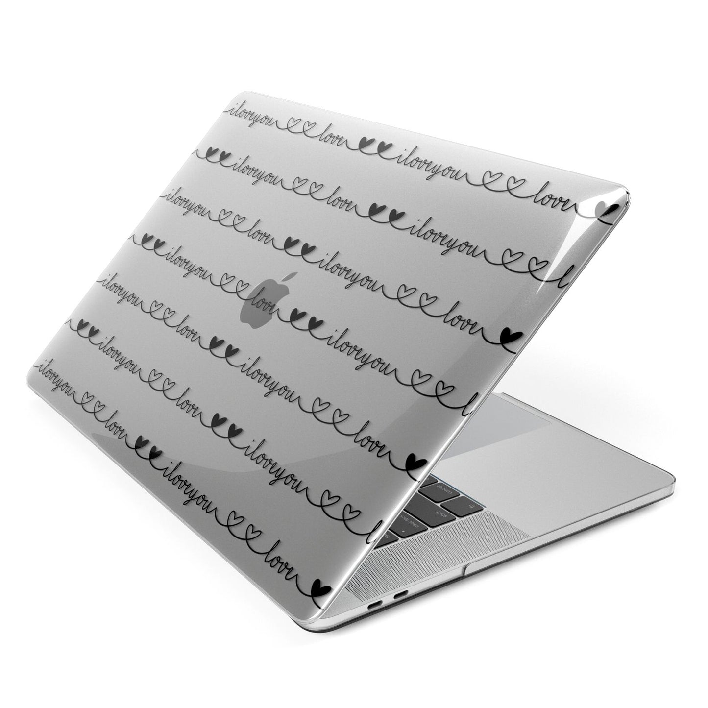 I Love You Repeat Apple MacBook Case Side View