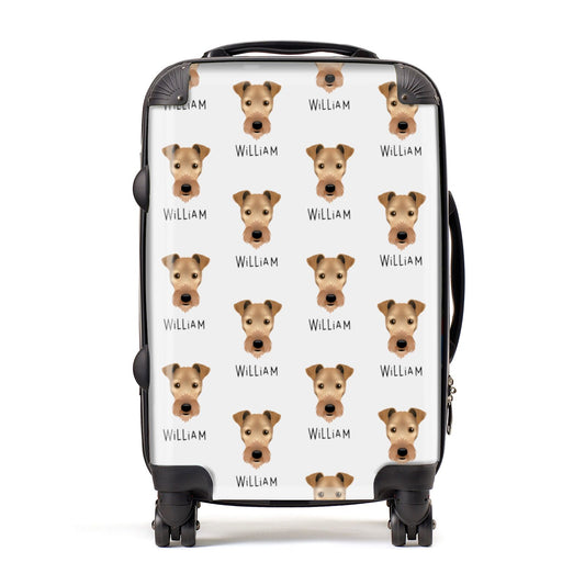 Irish Terrier Icon with Name Suitcase