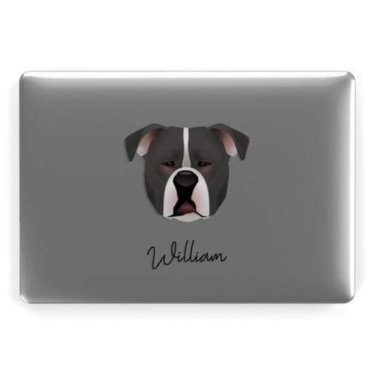 Johnson American Bulldog Personalised Apple MacBook Case