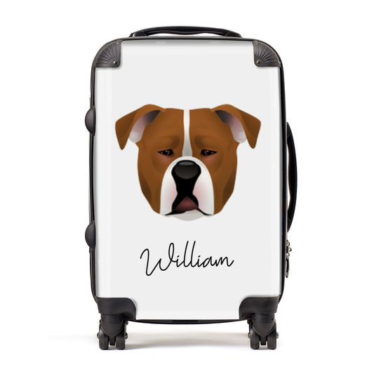 Johnson American Bulldog Personalised Suitcase