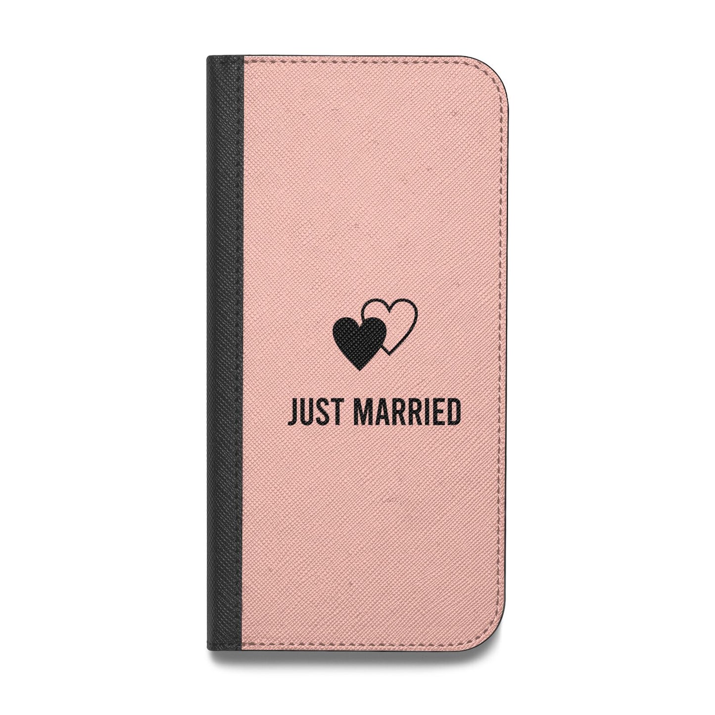 Just Married Vegan Leather Flip Samsung Case
