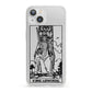 King of Swords Monochrome iPhone 13 Clear Bumper Case
