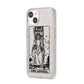 King of Swords Monochrome iPhone 14 Glitter Tough Case Starlight Angled Image