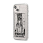 King of Swords Monochrome iPhone 14 Plus Glitter Tough Case Starlight Angled Image