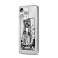 King of Swords Monochrome iPhone 14 Pro Max Clear Tough Case Silver Angled Image