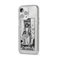 King of Swords Monochrome iPhone 14 Pro Max Glitter Tough Case Silver Angled Image