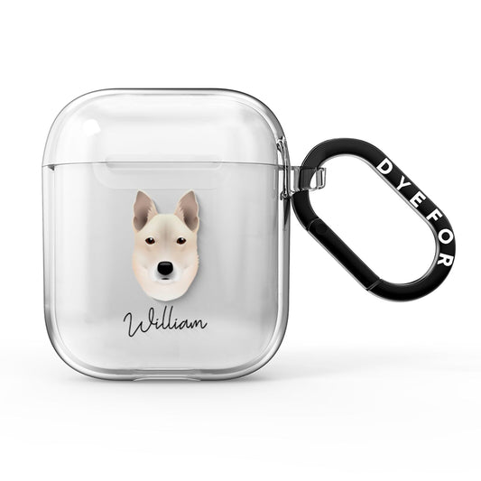 Korean Jindo Personalised AirPods Clear Case