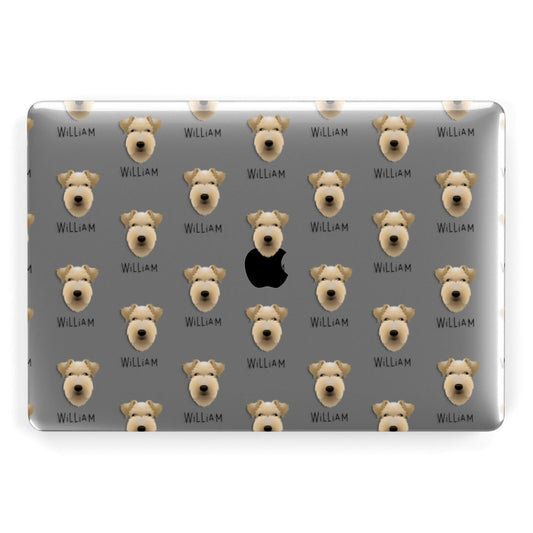 Lakeland Terrier Icon with Name Apple MacBook Case
