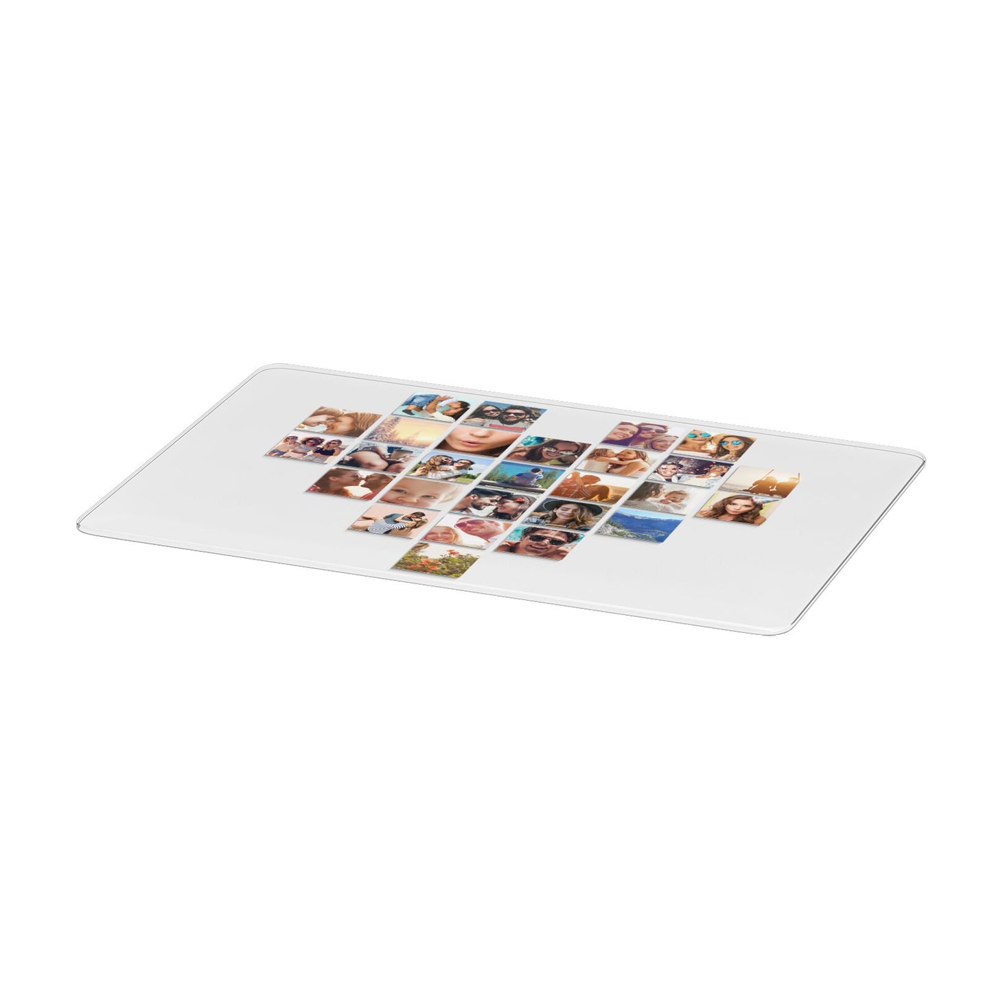 Large Heart Photo Montage Upload Apple MacBook Case Only