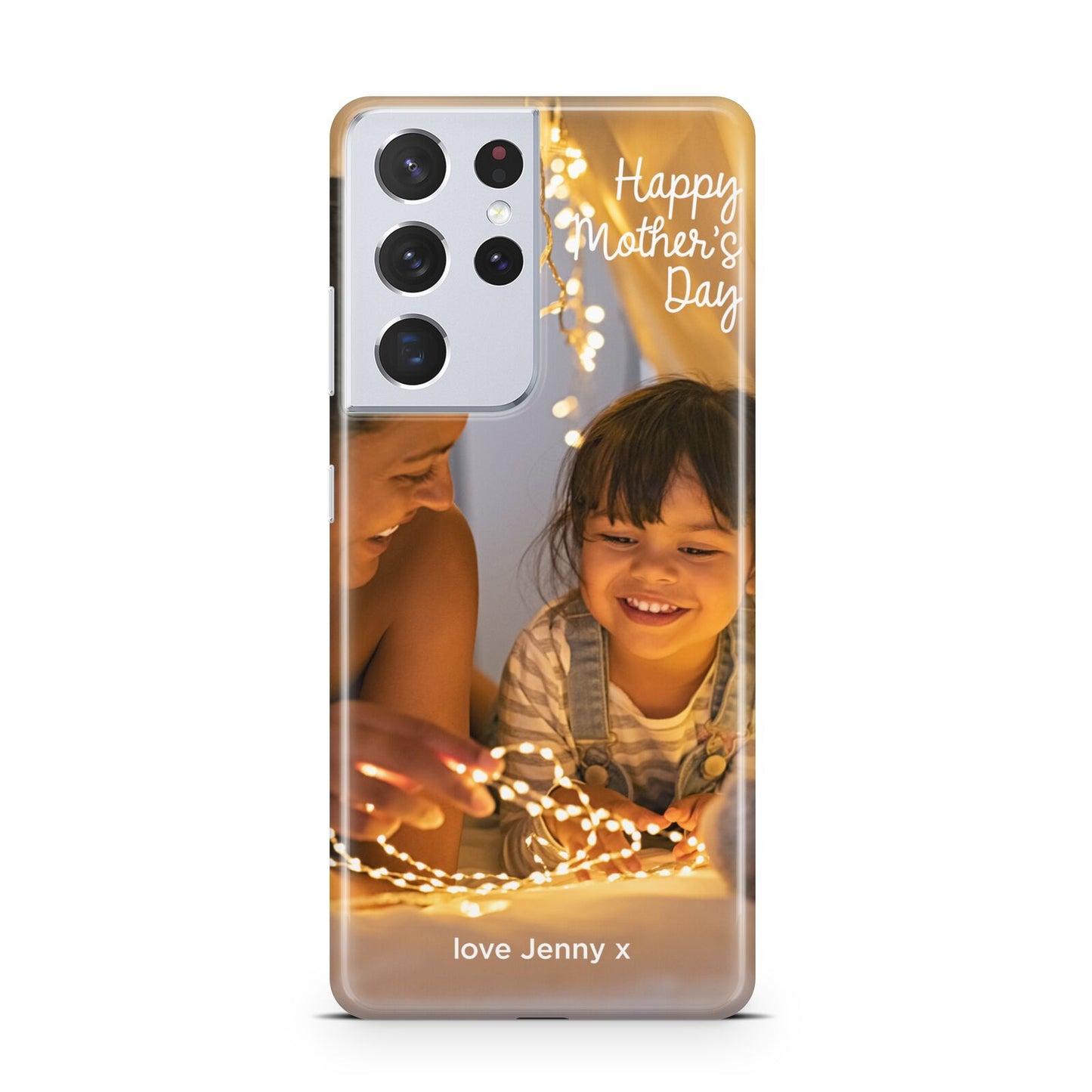 Large Mothers Day Photo with Name Samsung S21 Ultra Case