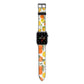 Lemons and Oranges Apple Watch Strap with Space Grey Hardware