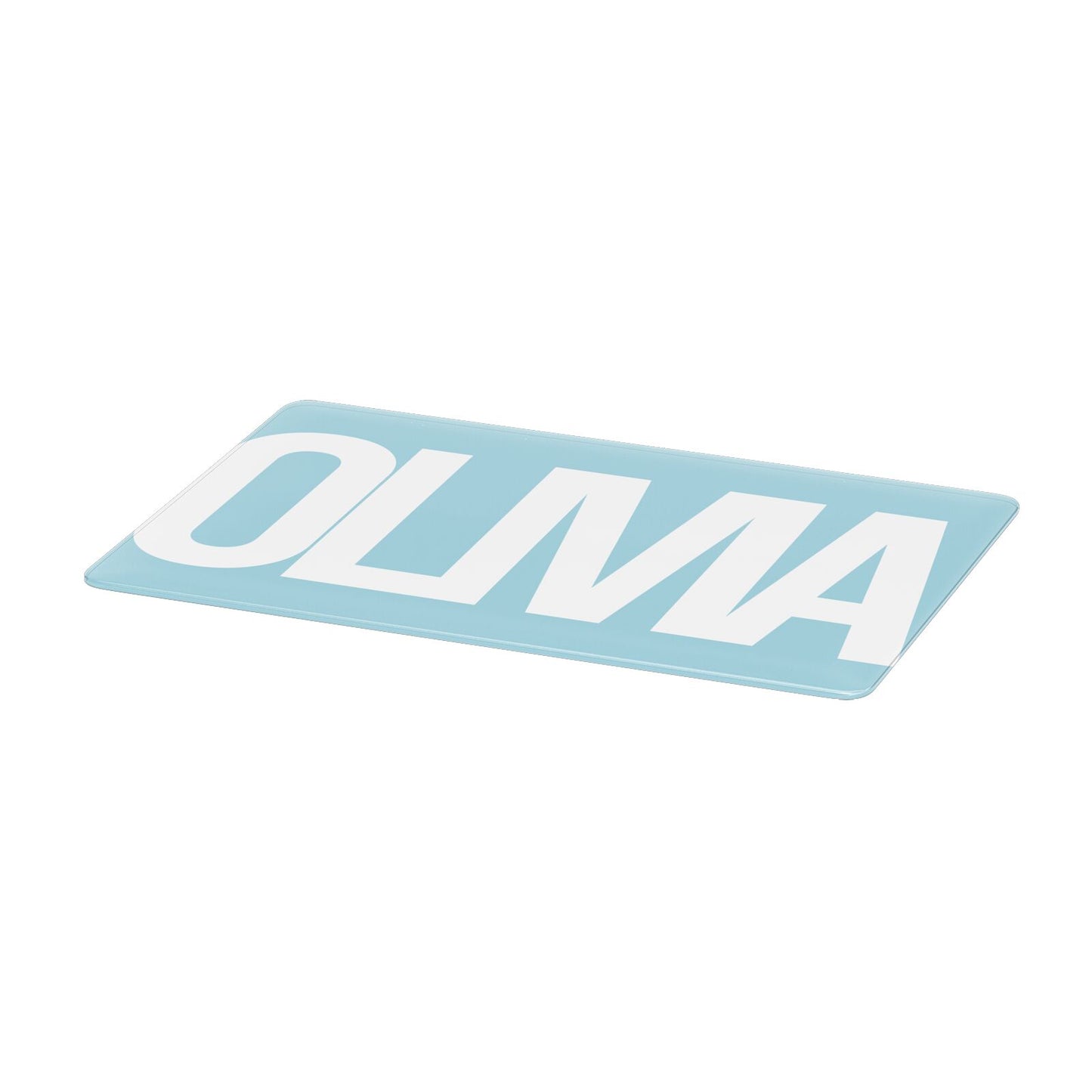 Light Blue with Bold White Name Apple MacBook Case Only