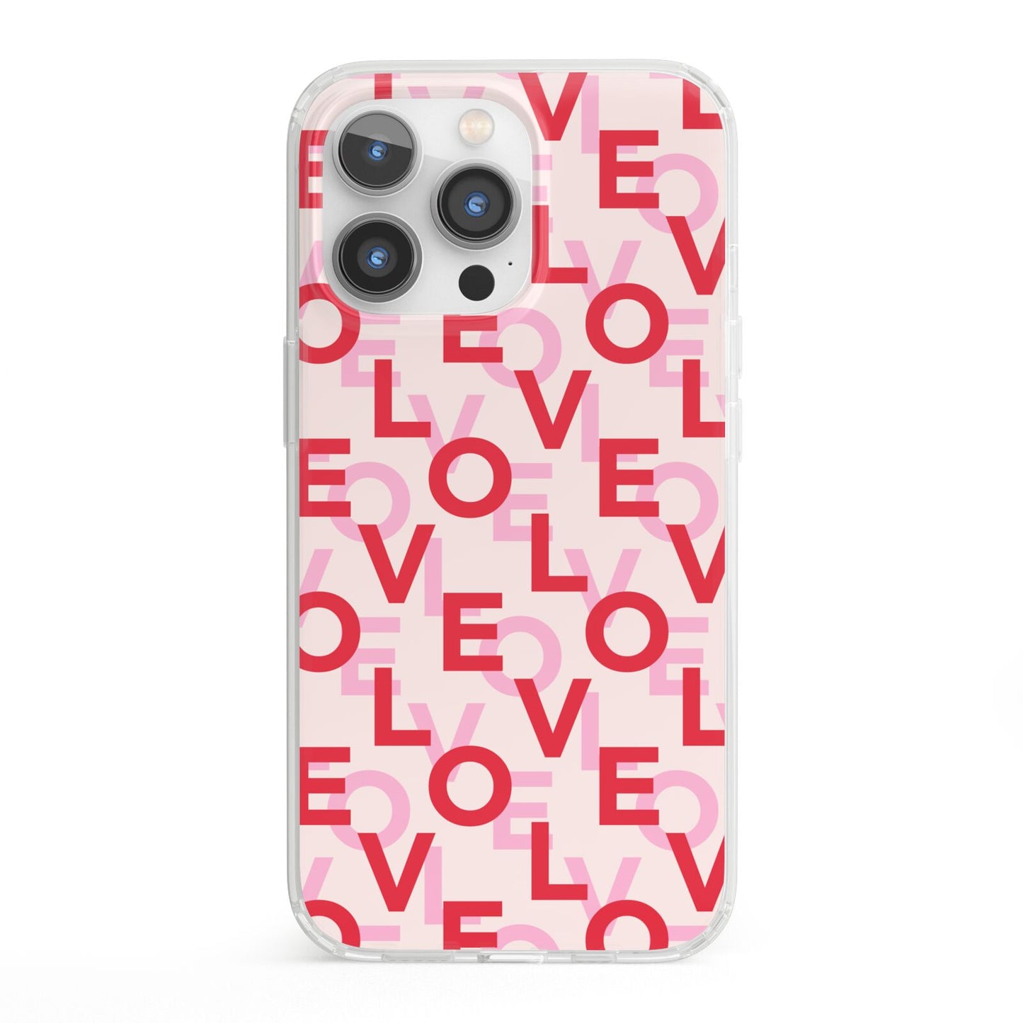 Love Valentine iPhone 13 Pro Clear Bumper Case