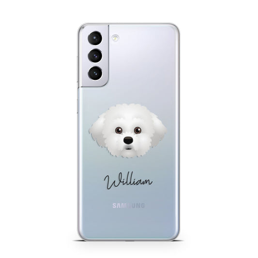 Maltichon Personalised Samsung S21 Plus Phone Case
