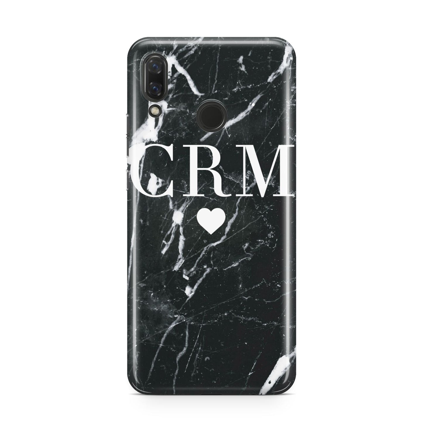 Marble Heart Initials Personalised Huawei Nova 3 Phone Case