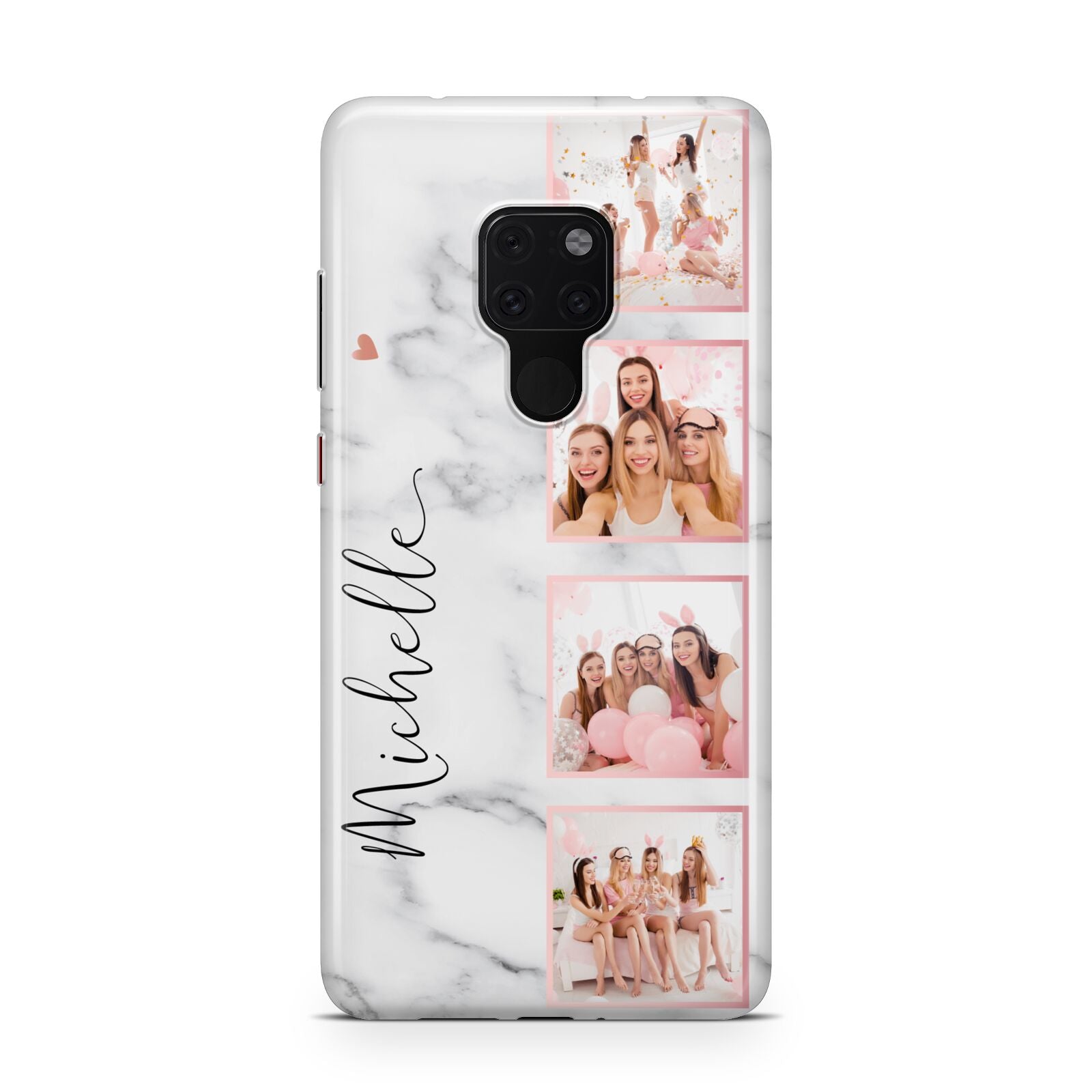 Marble Photo Strip Personalised Huawei Mate 20 Phone Case