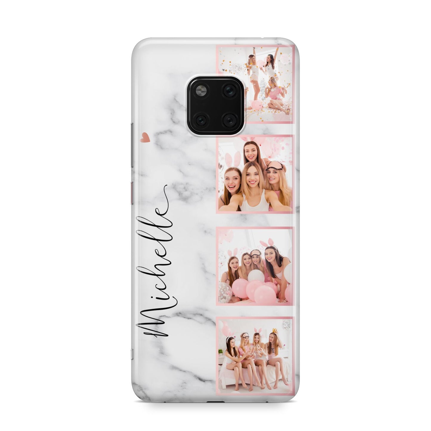 Marble Photo Strip Personalised Huawei Mate 20 Pro Phone Case