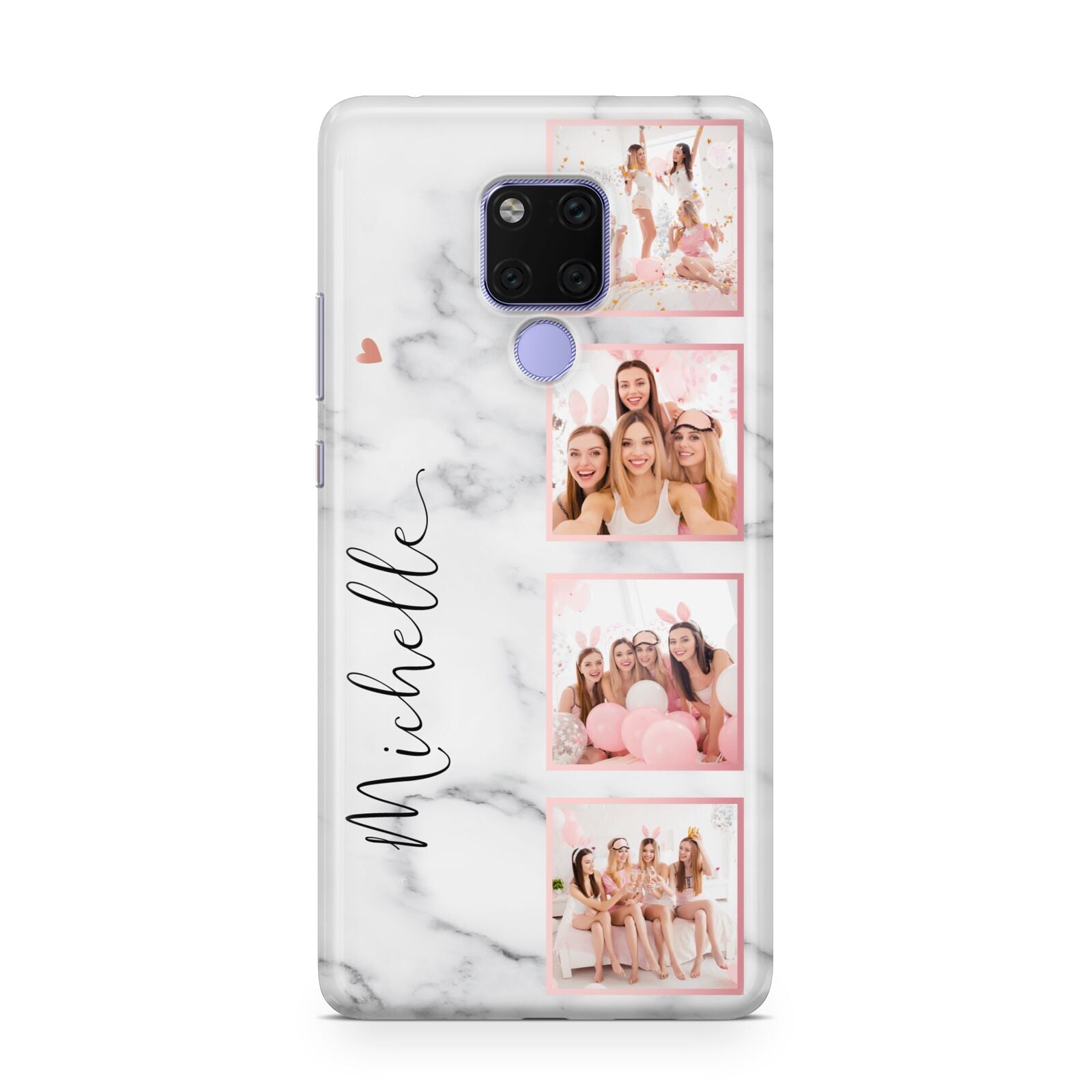Marble Photo Strip Personalised Huawei Mate 20X Phone Case