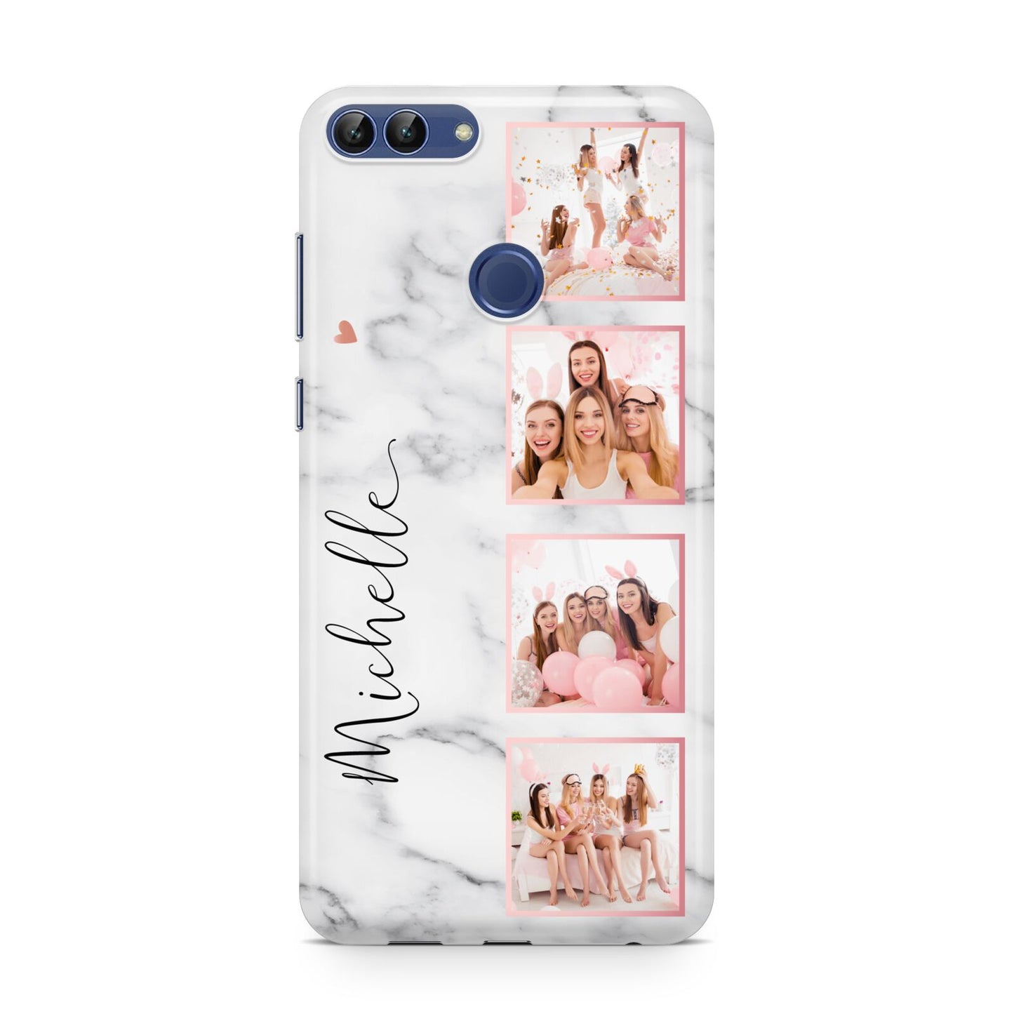 Marble Photo Strip Personalised Huawei P Smart Case