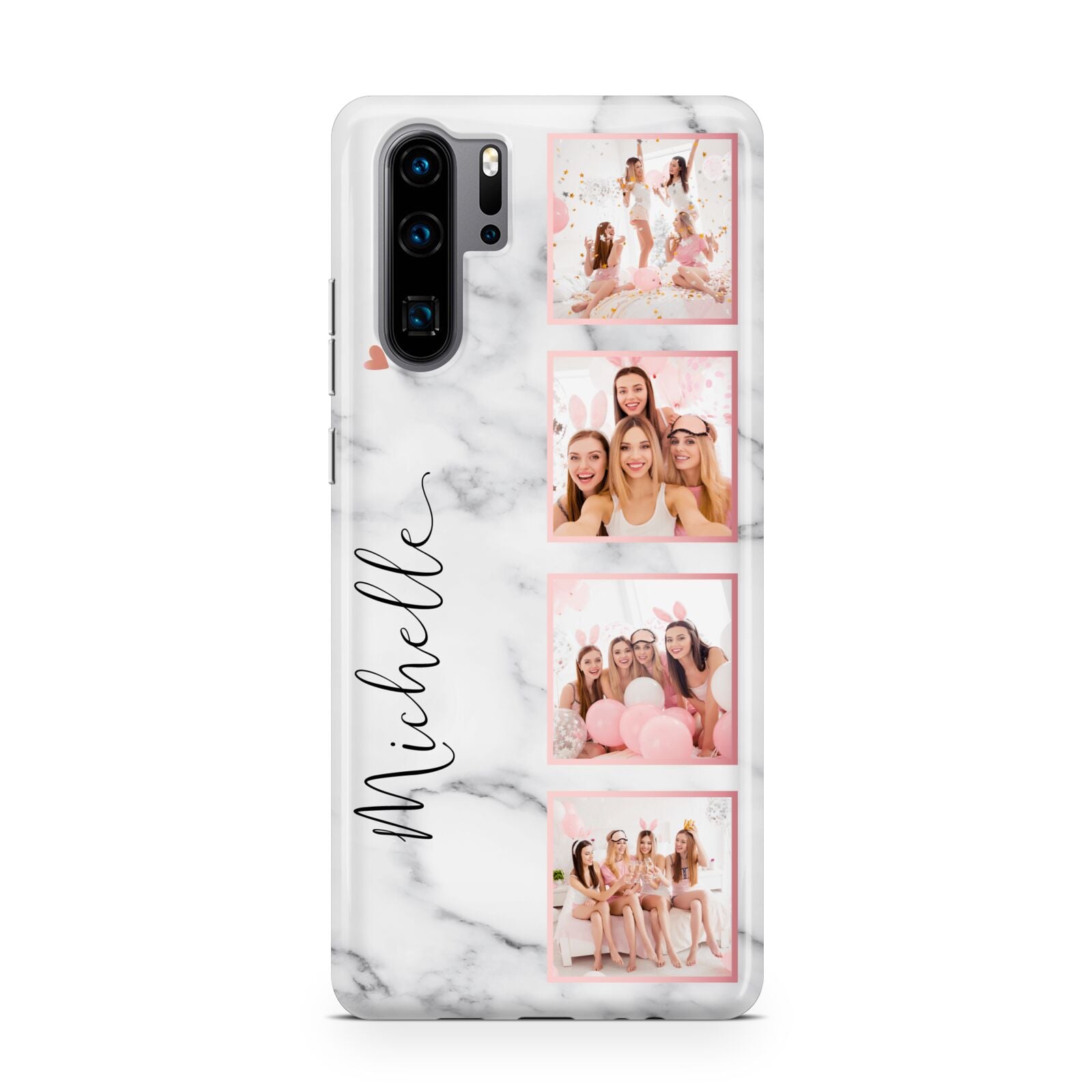 Marble Photo Strip Personalised Huawei P30 Pro Phone Case