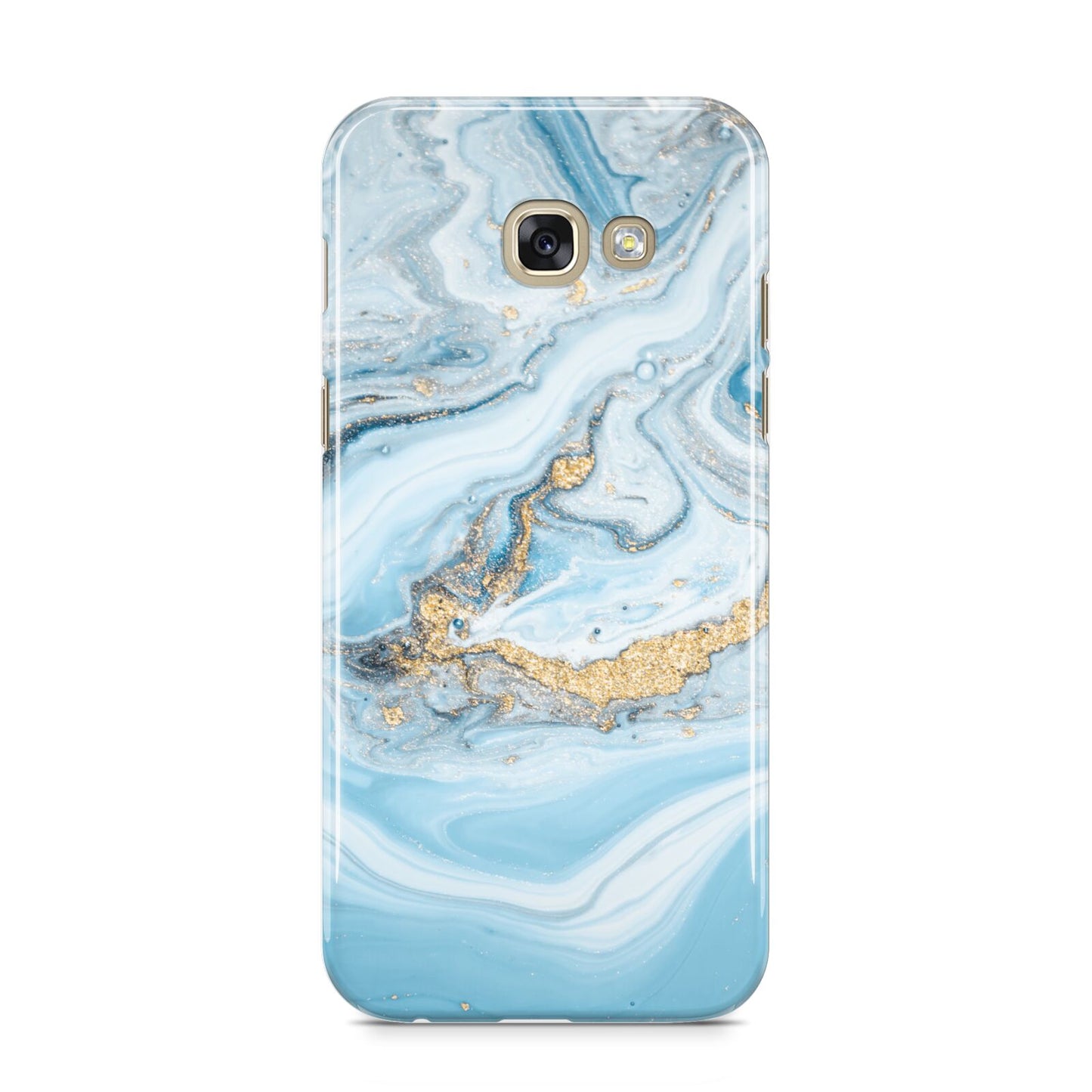 Marble Samsung Galaxy A5 2017 Case on gold phone