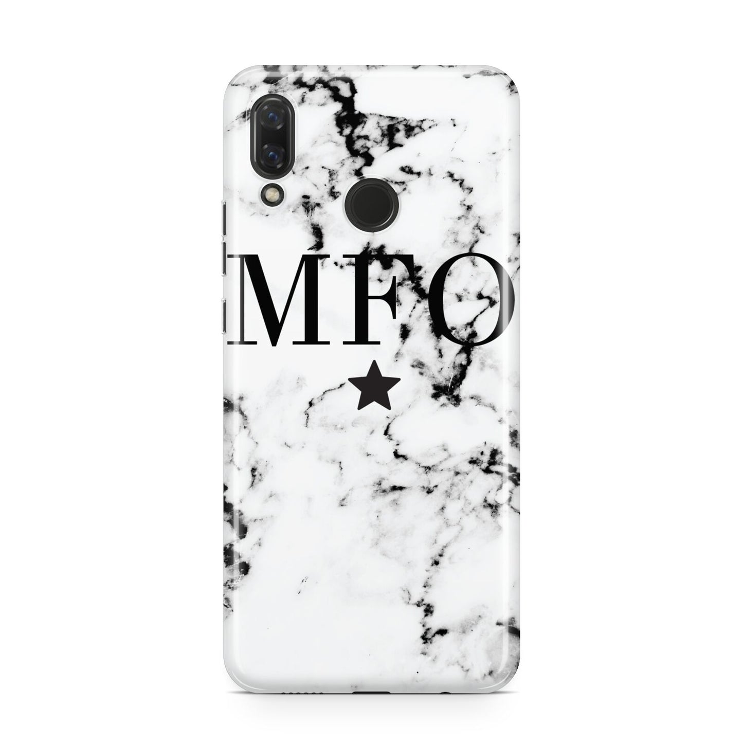 Marble Star Personalised Initials Huawei Nova 3 Phone Case