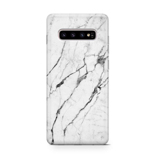 Marble White Protective Samsung Galaxy Case