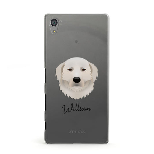 Maremma Sheepdog Personalised Sony Xperia Case