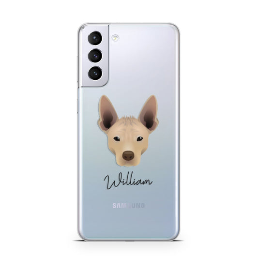Mexican Hairless Personalised Samsung S21 Plus Phone Case