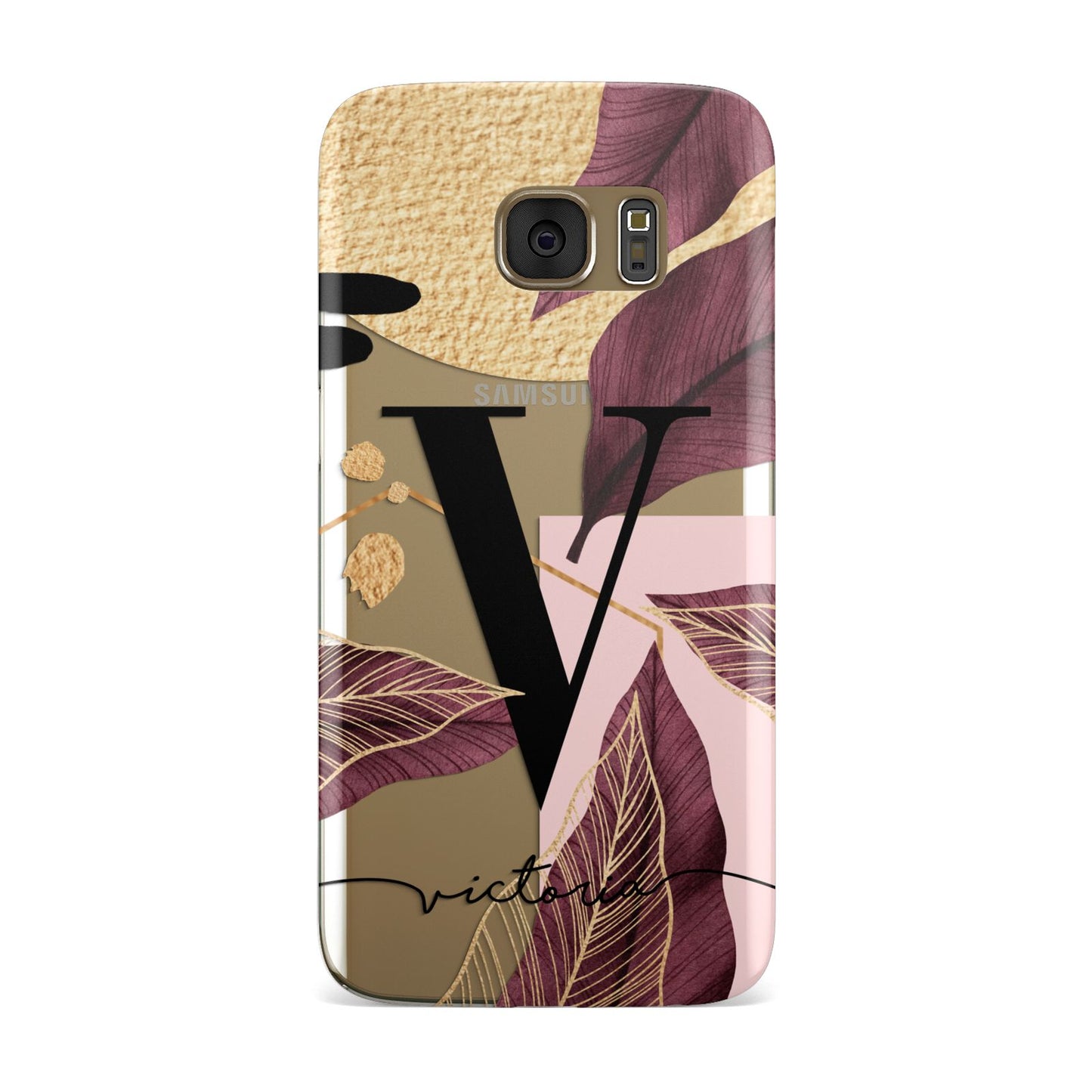 Monogram Tropical Leaves Samsung Galaxy Case