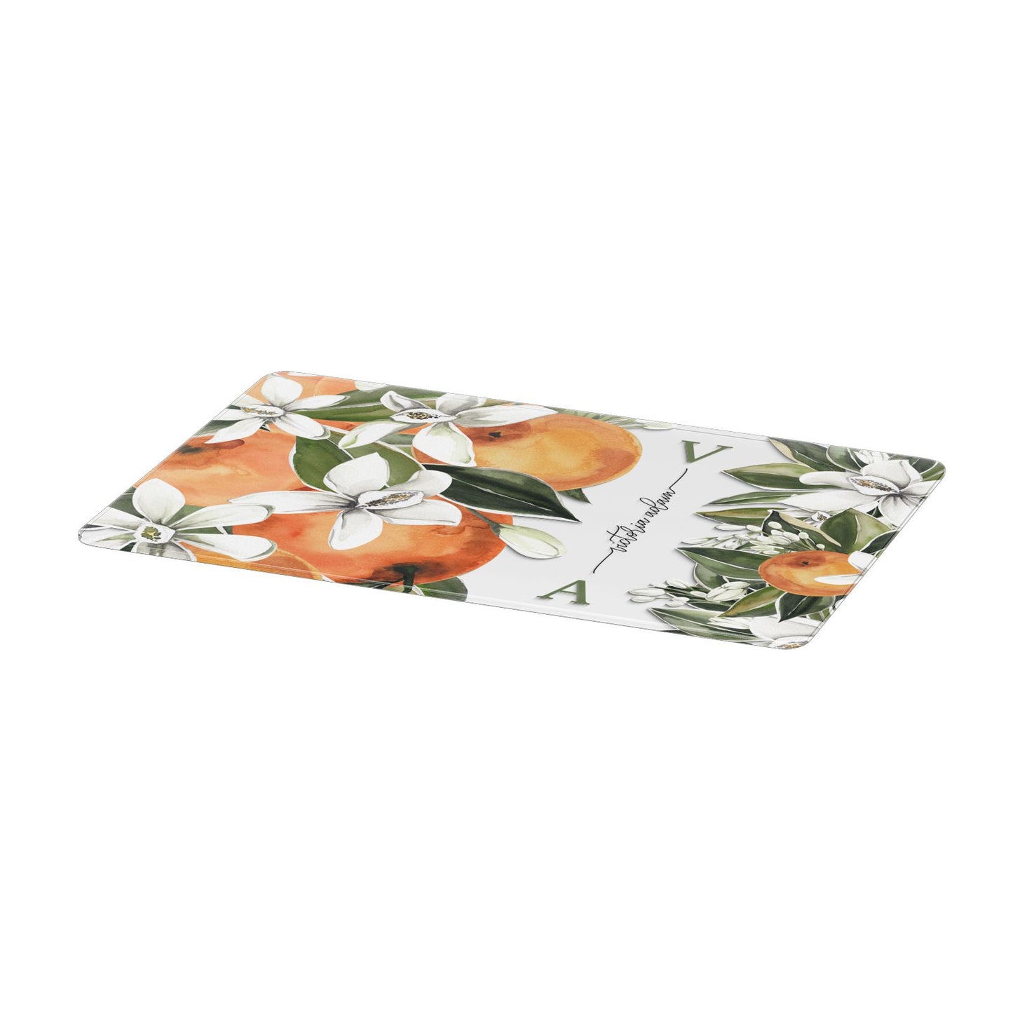 Monogrammed Orange Tree Apple MacBook Case Only