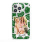 Monstera Leaf Instant Photo iPhone 13 Pro Clear Bumper Case