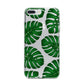 Monstera Leaf iPhone 7 Plus Bumper Case on Silver iPhone