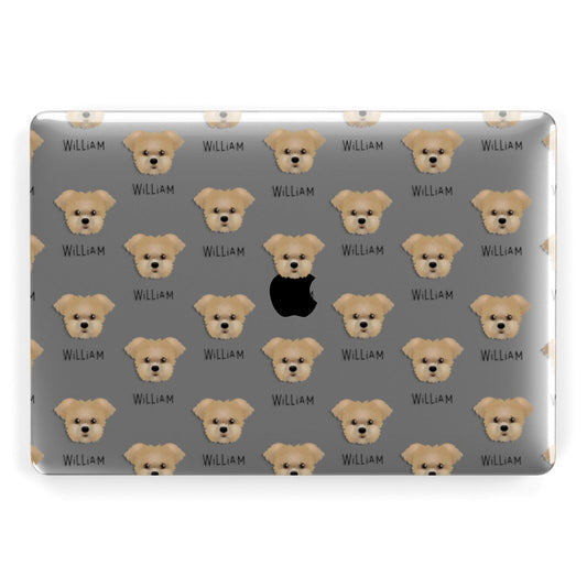 Morkie Icon with Name Apple MacBook Case